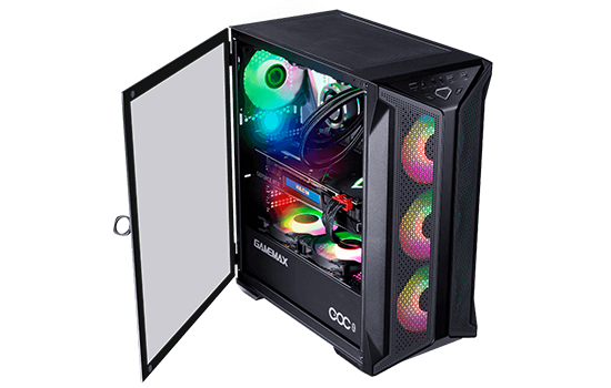  Gabinete Gamer Gamemax Brufen C1 Black